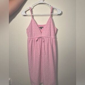 Target mini pink detailed dress